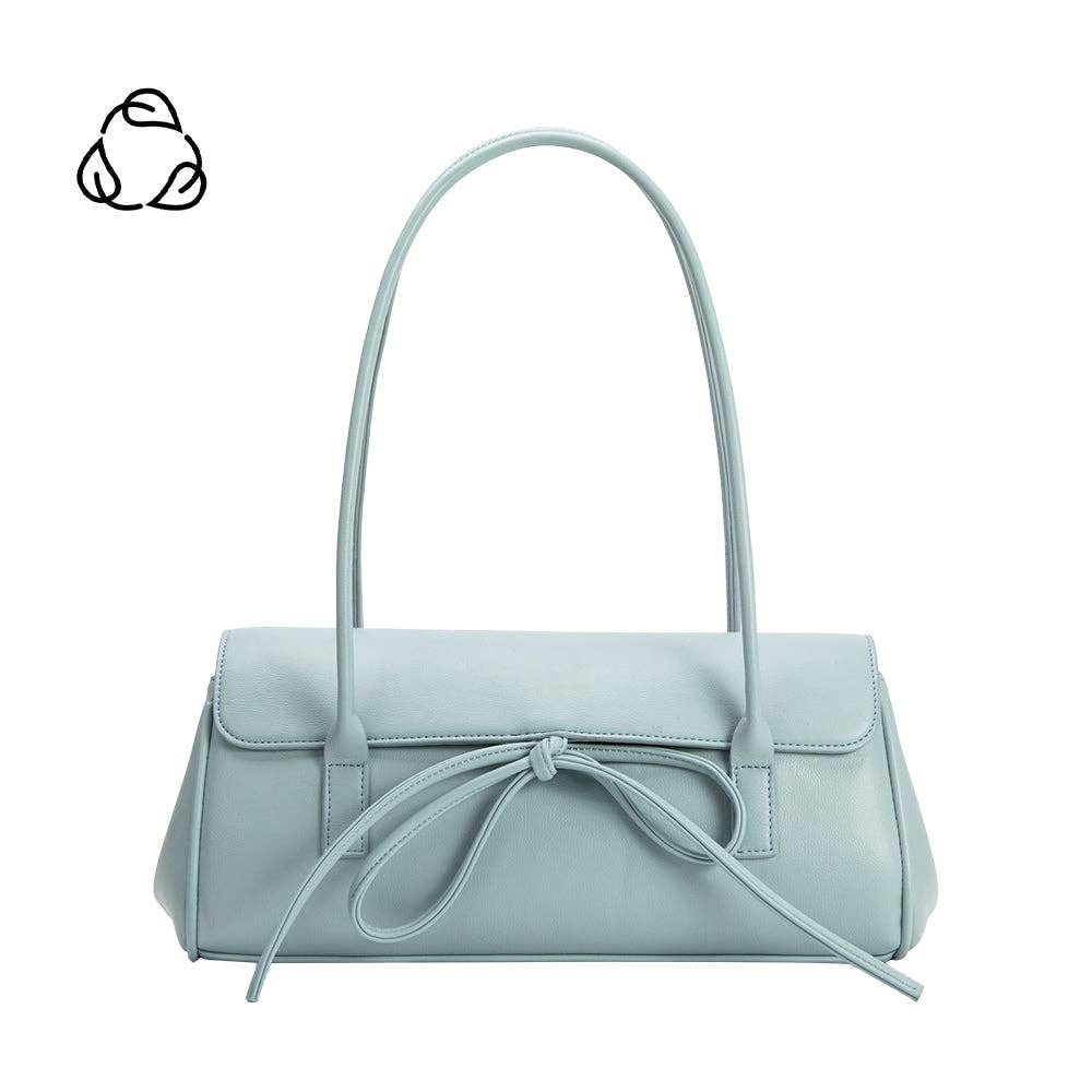 Bow-Tie Blue Shoulder Bag