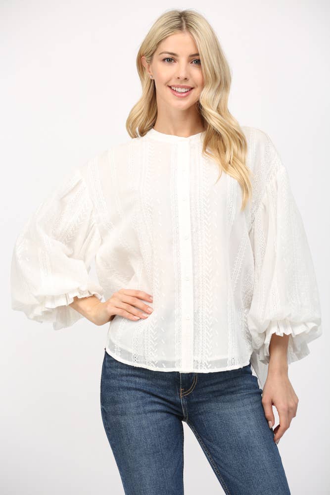 Magnolia Bubble Blouse