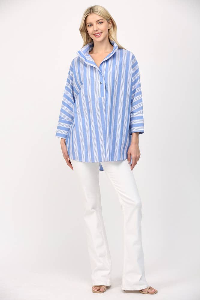 Hydrangea Tunic Blouse