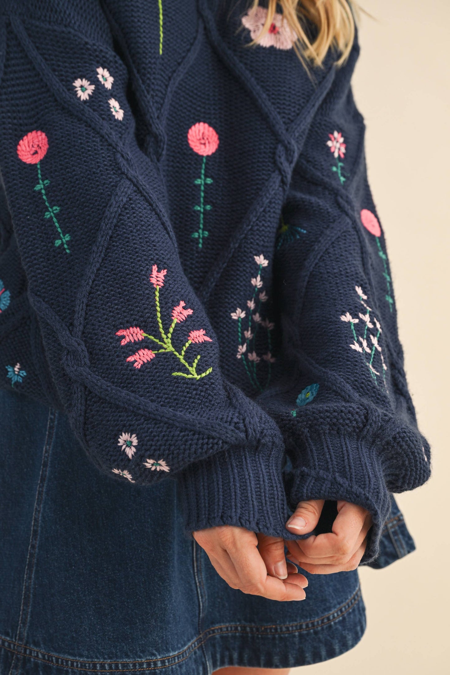 Floral Sweater