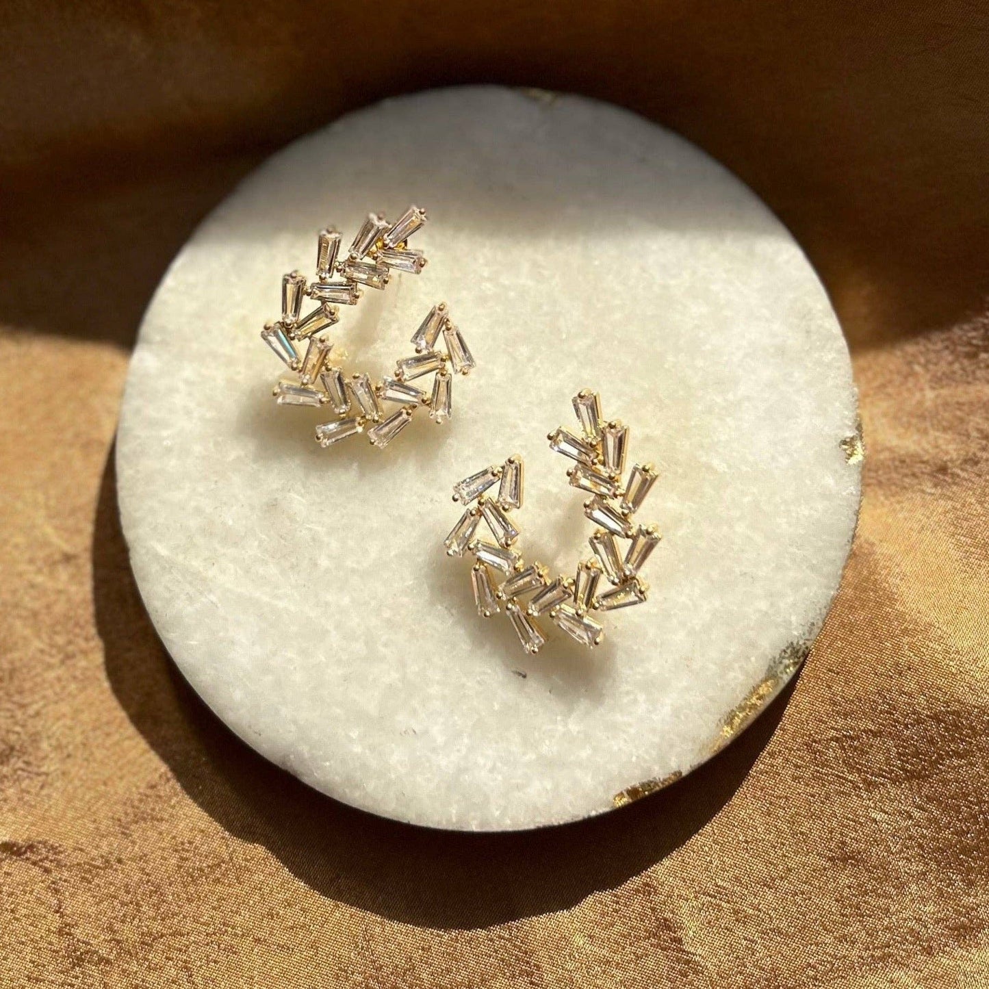 Arianna Baguette Earring