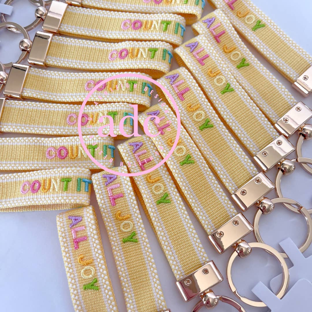 COUNT IT ALL JOY Keychain *ADC Exclusive Band*