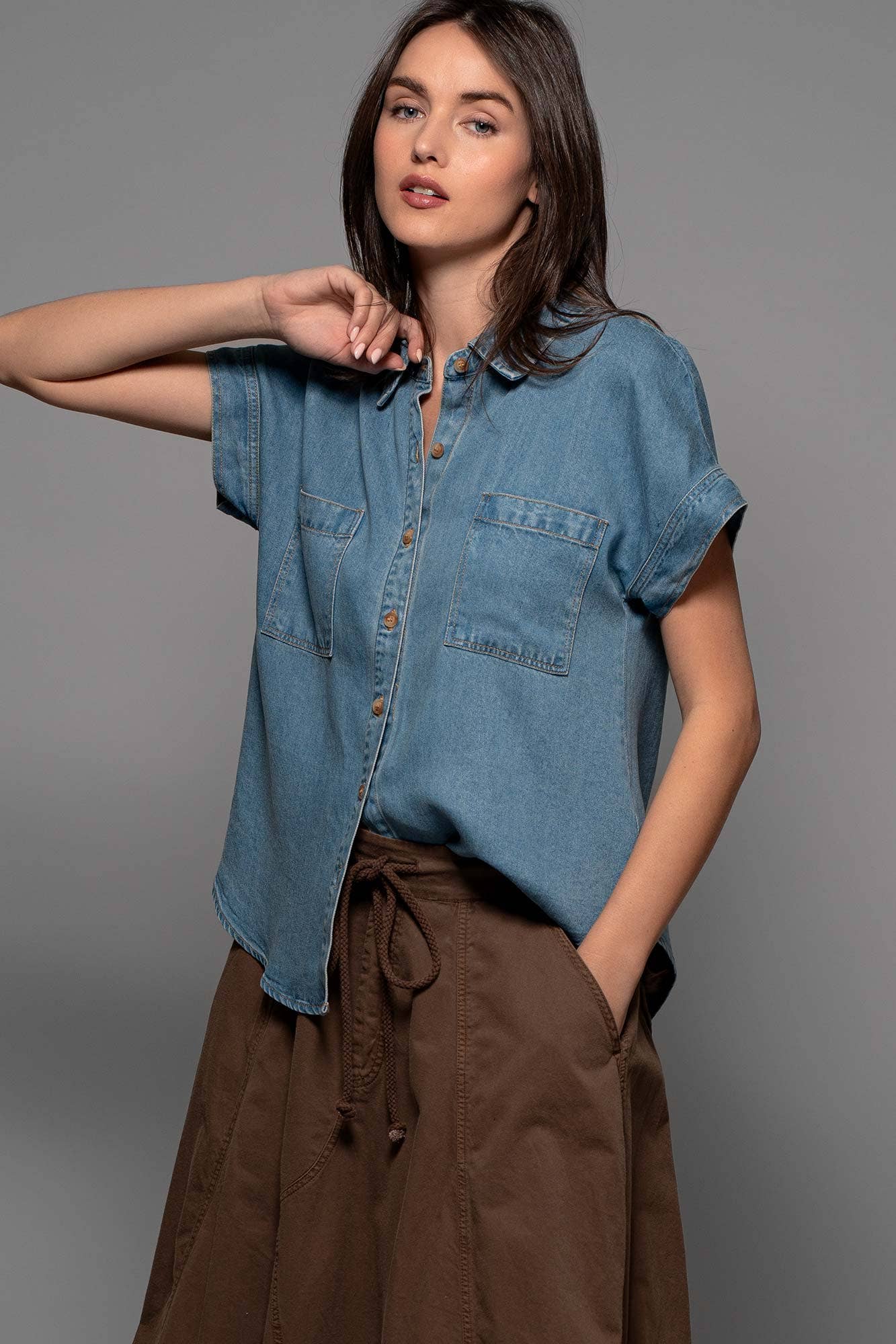Iris Denim Shirt