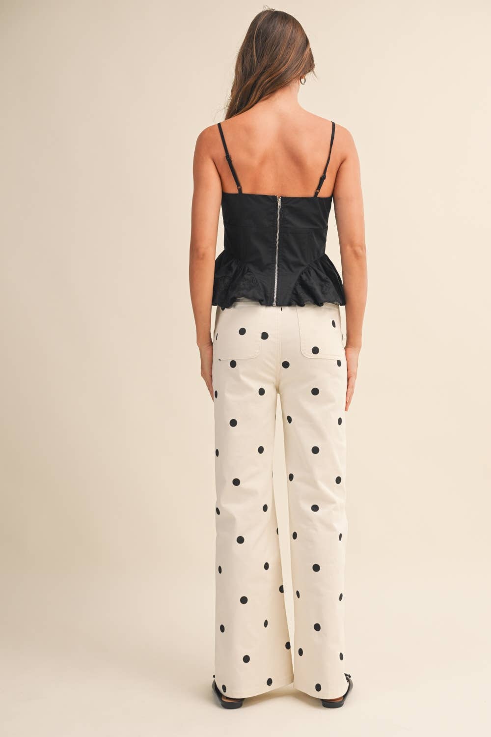 Dotty Denim Pants