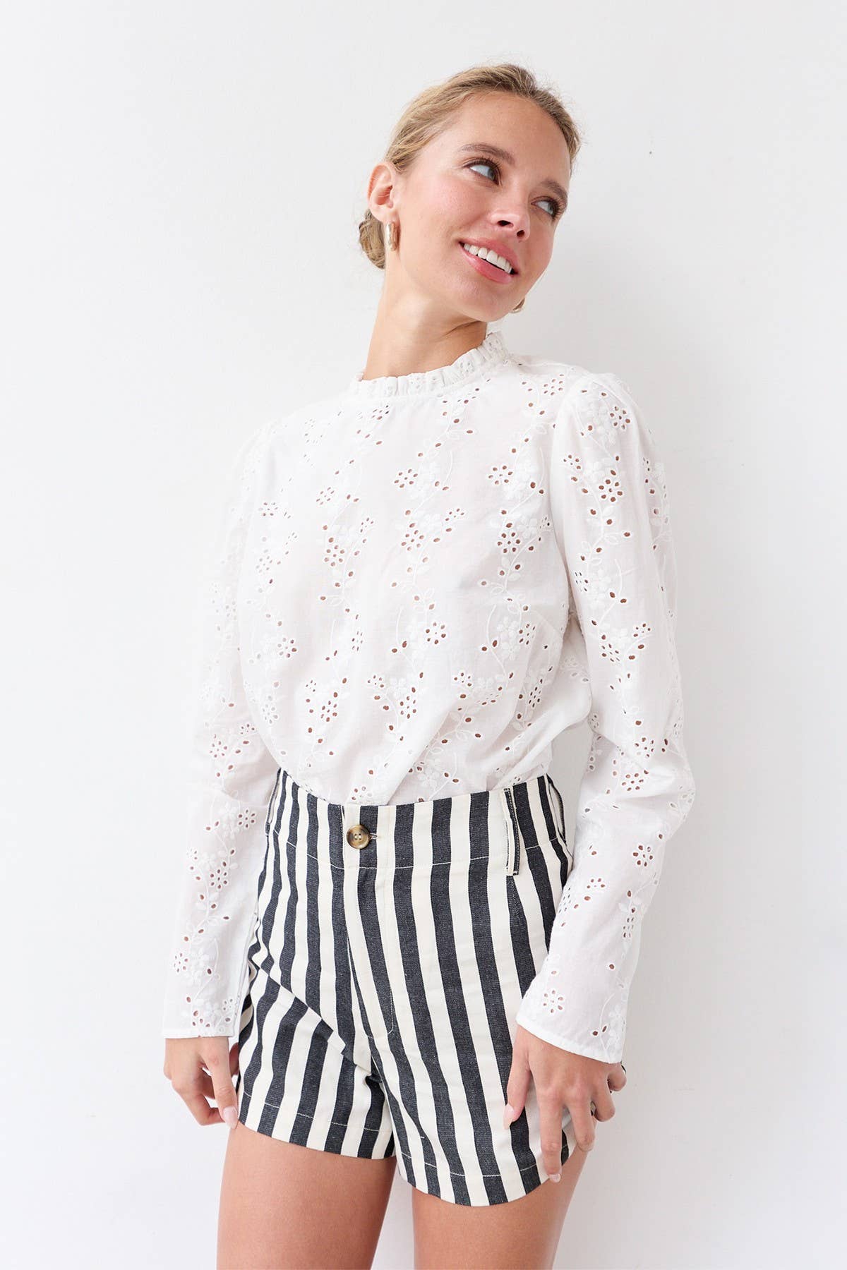 Snowdrop Eyelet Blouse