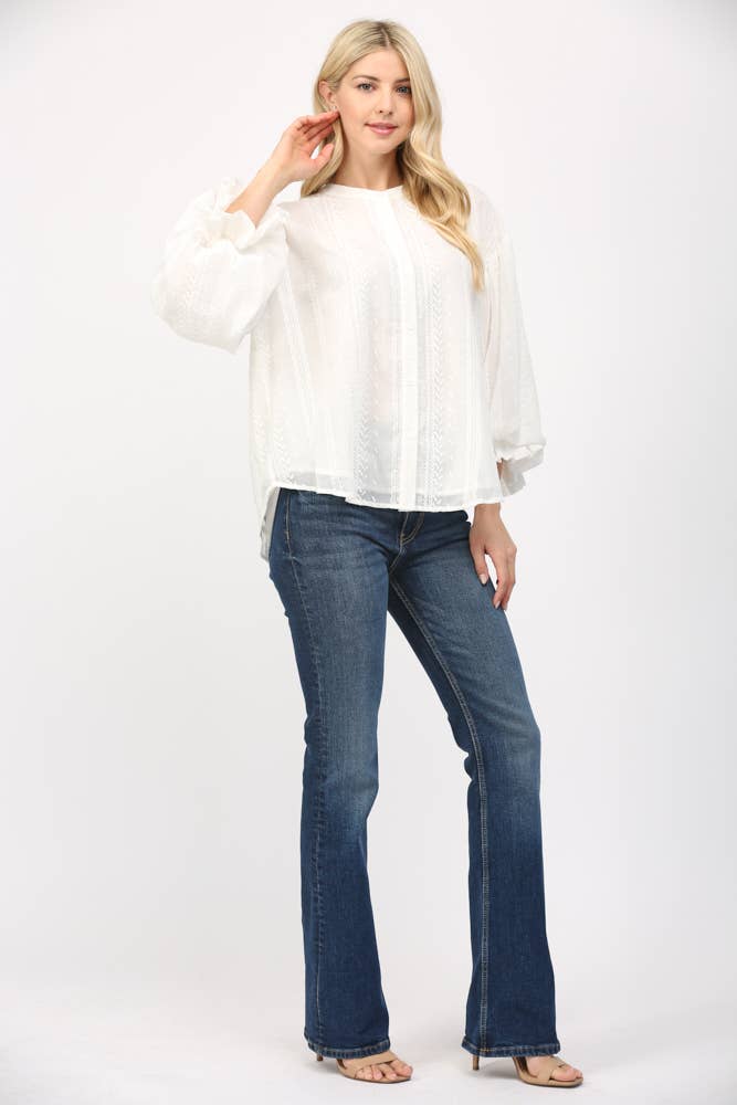 Magnolia Bubble Blouse