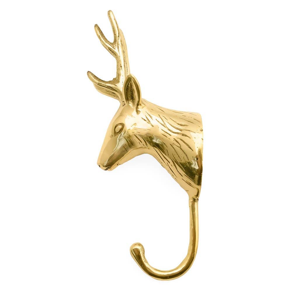 Deer Brass Hook