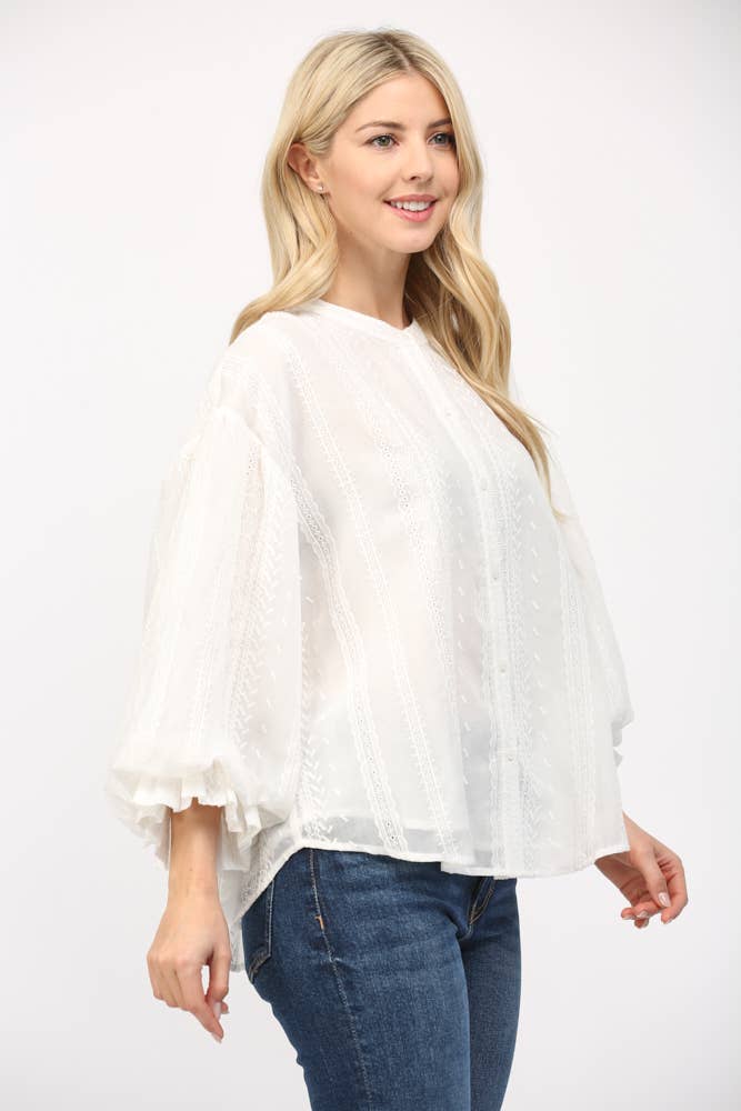 Magnolia Bubble Blouse