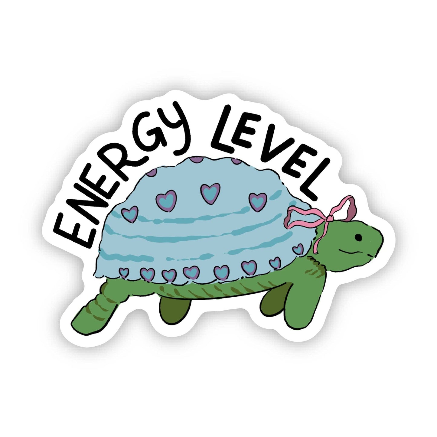 "Energy level" Tortoise Sticker