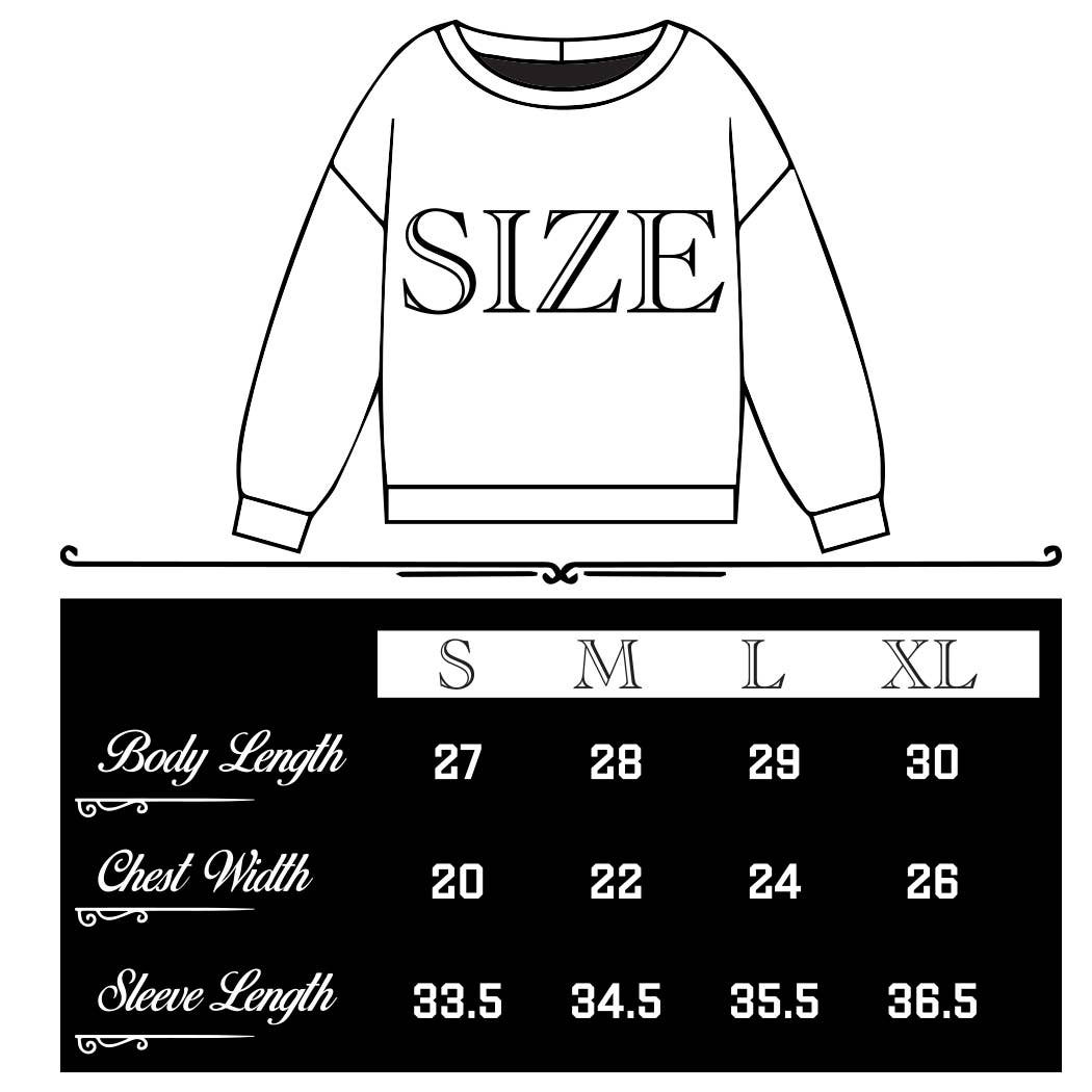 MAKE HEAVEN CROWDED Embroidered Heavyweight Sweatshirt