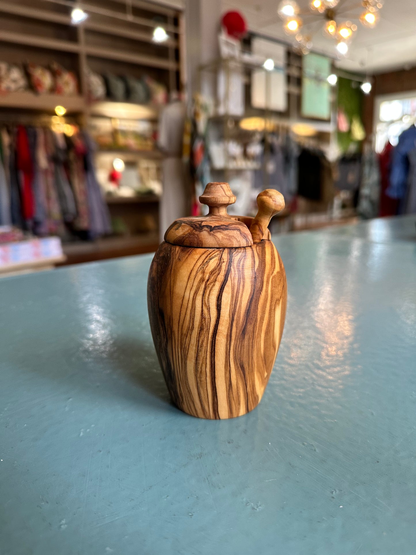 Wooden Honey Pot & Wand