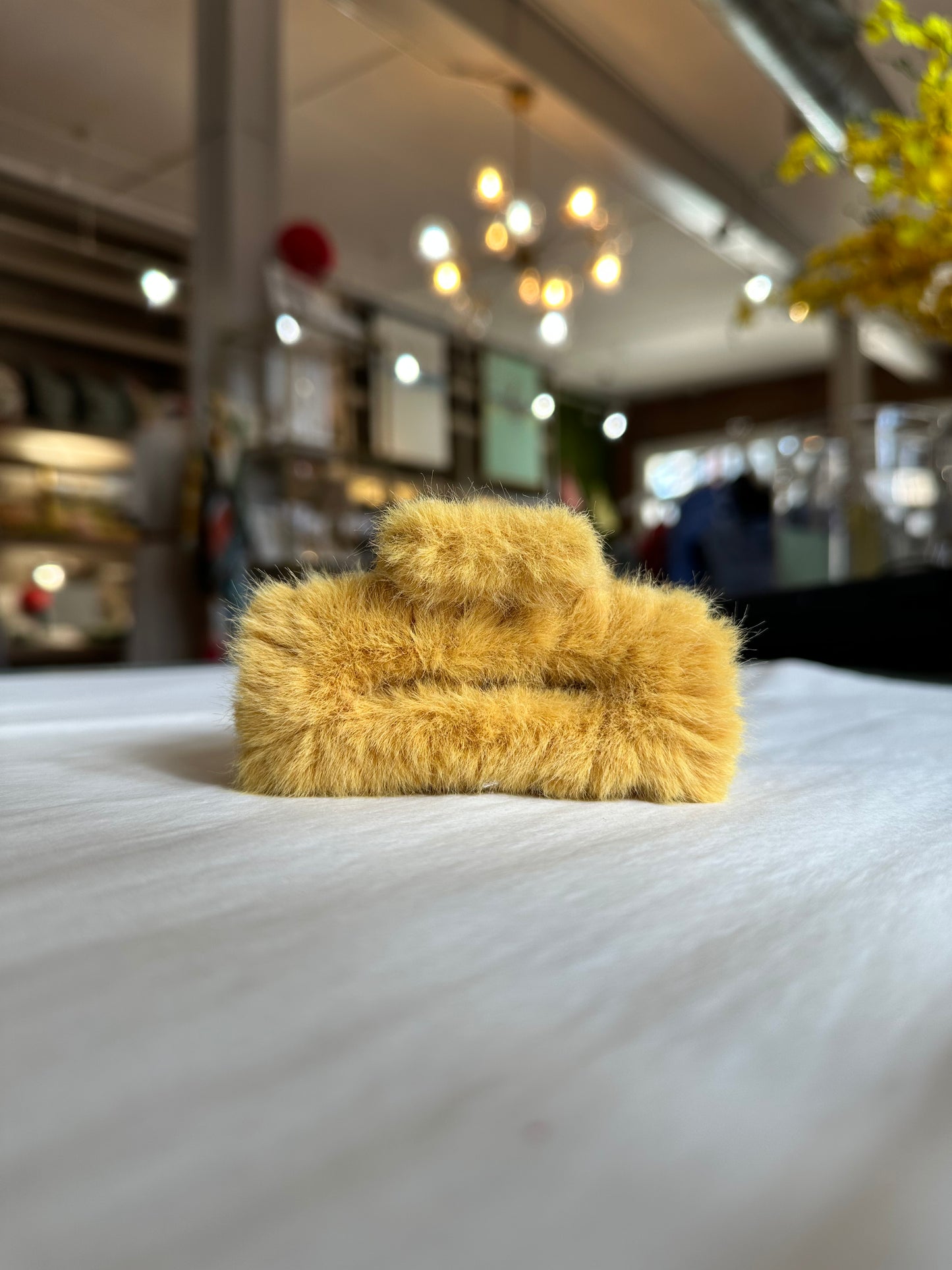 Fuzzy Fluffy Hair Clip