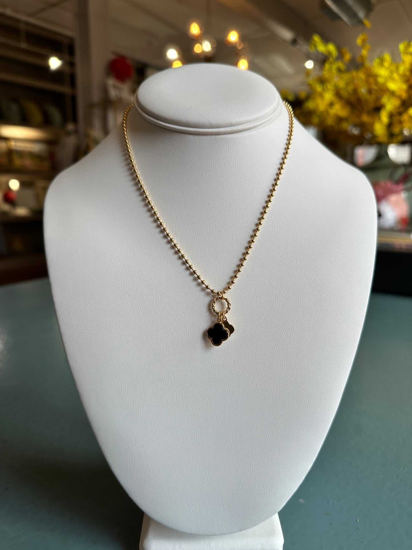 Double Clover Necklace