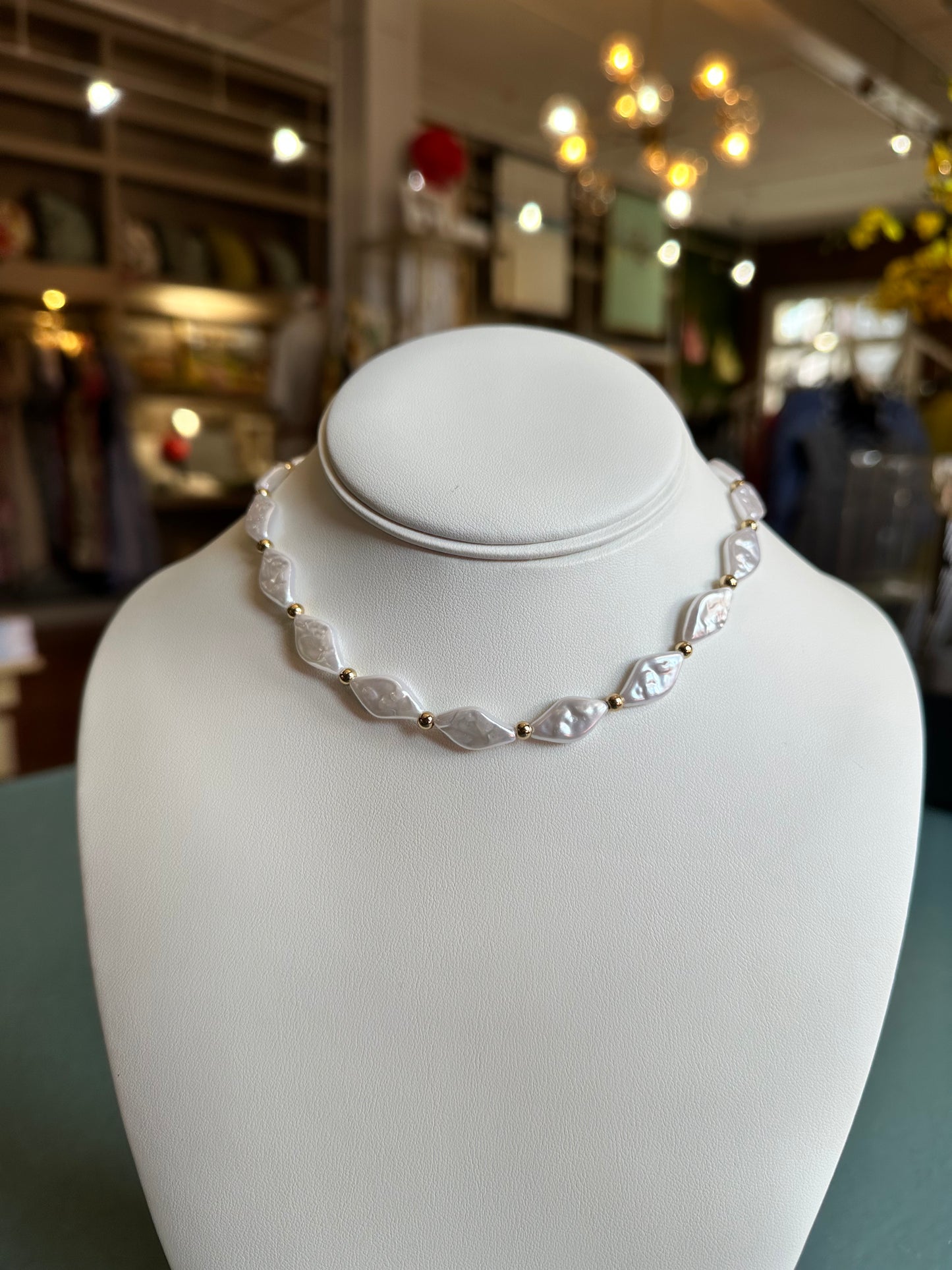 Pearl Diamond Necklace