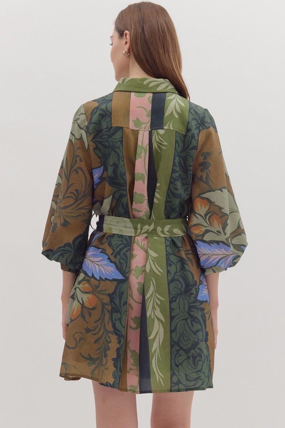 Olive Bloom Dress