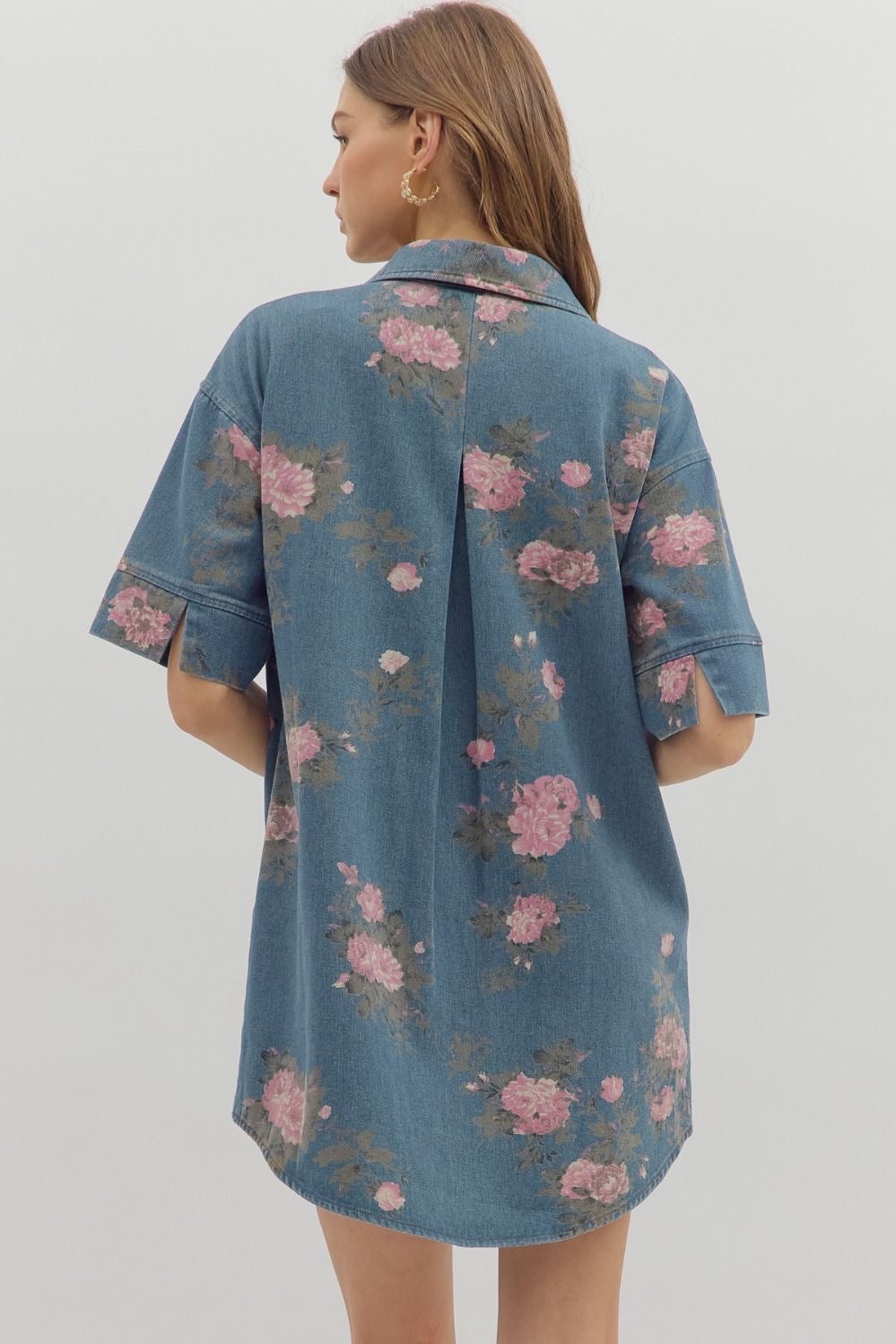 Meadow Blues Mini Dress
