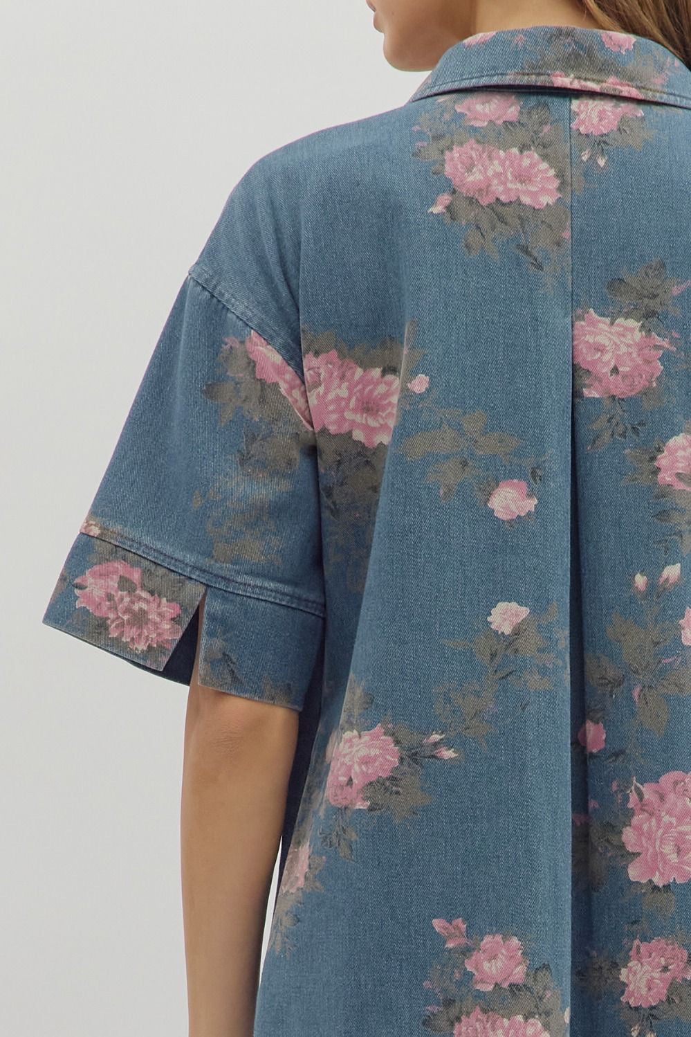 Meadow Blues Mini Dress