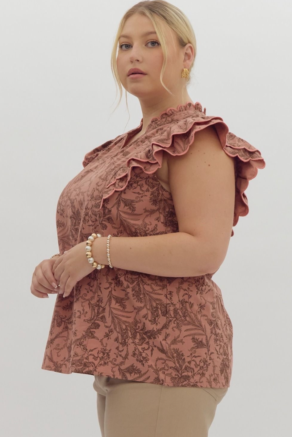 Rose Campion Blouse - Curve