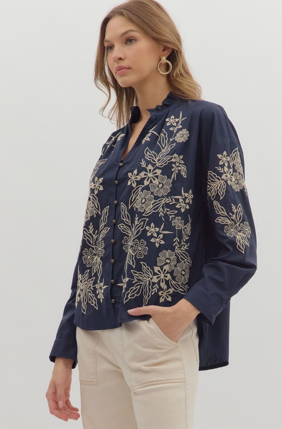 Delphinium Blouse