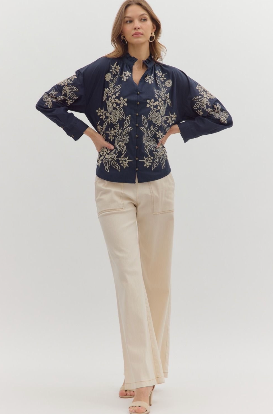 Delphinium Blouse