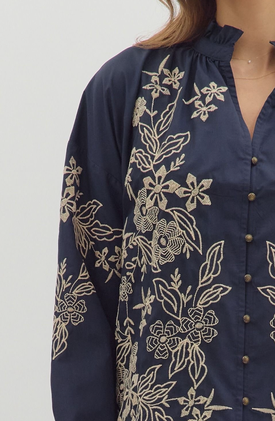 Delphinium Blouse