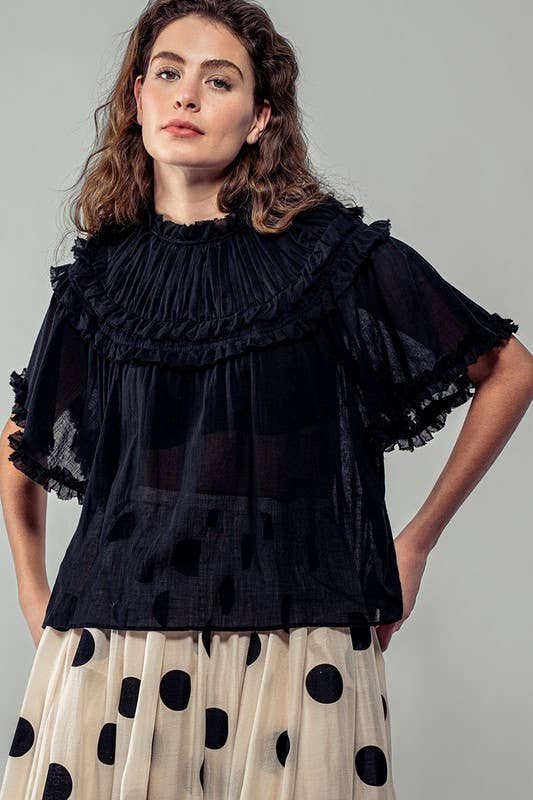 Larkspur Sheer Blouse