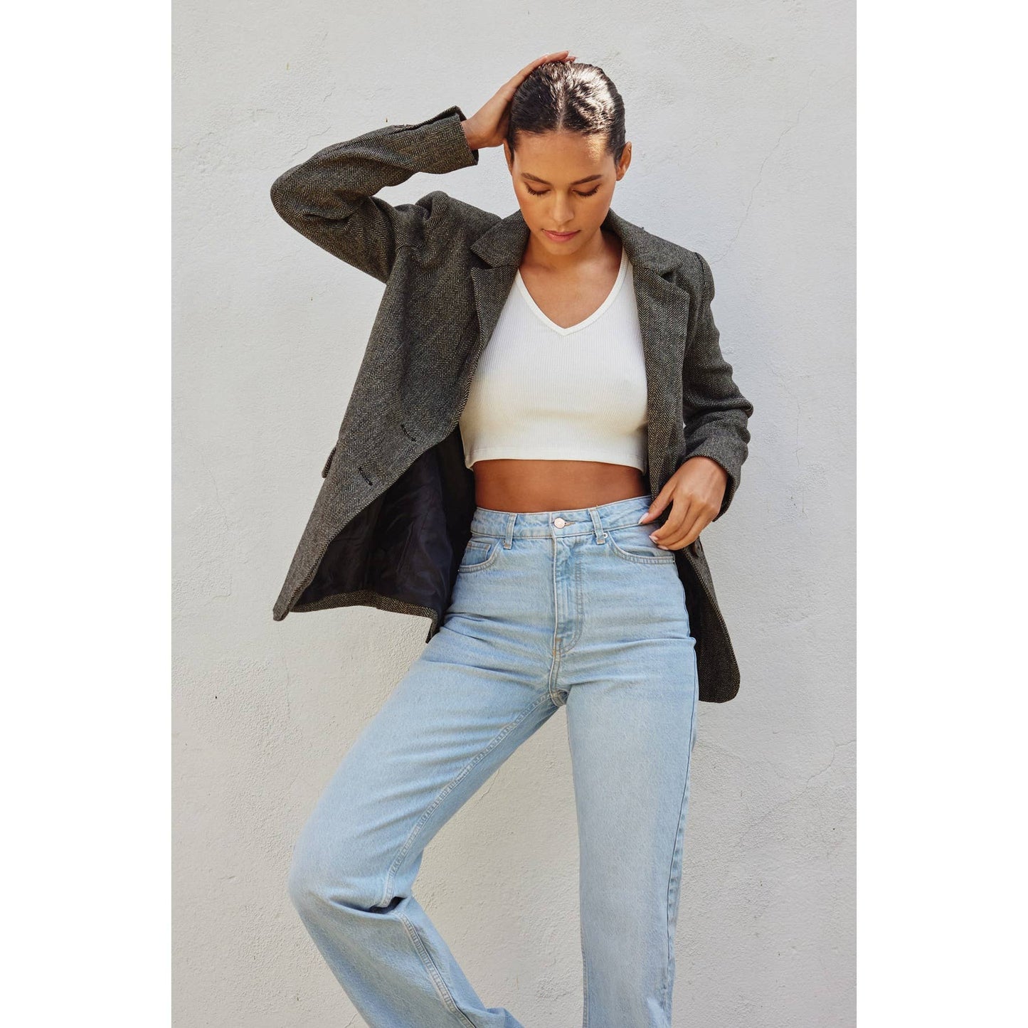 Herringbone Blazer