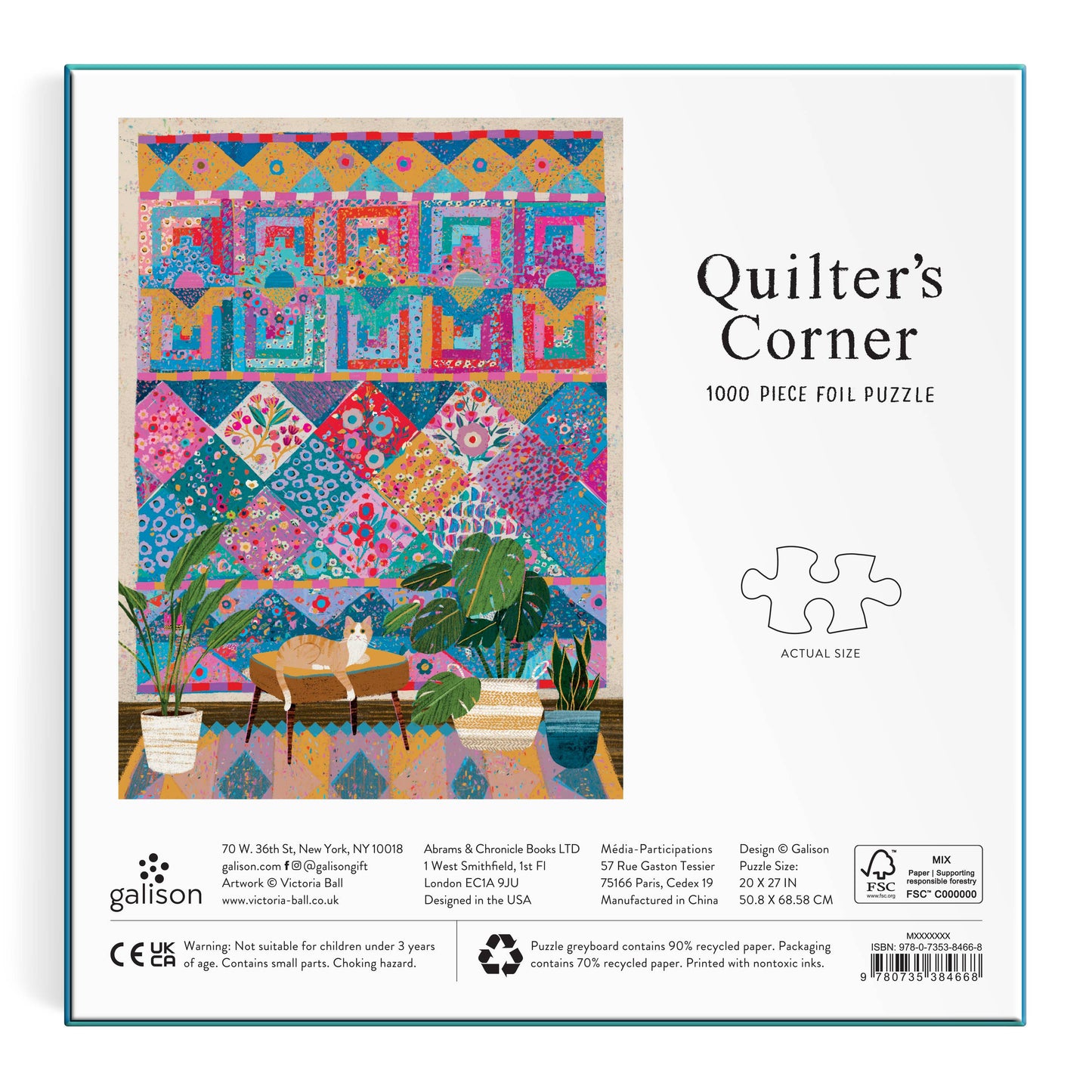 Quilter's Corner Foil Puzzle