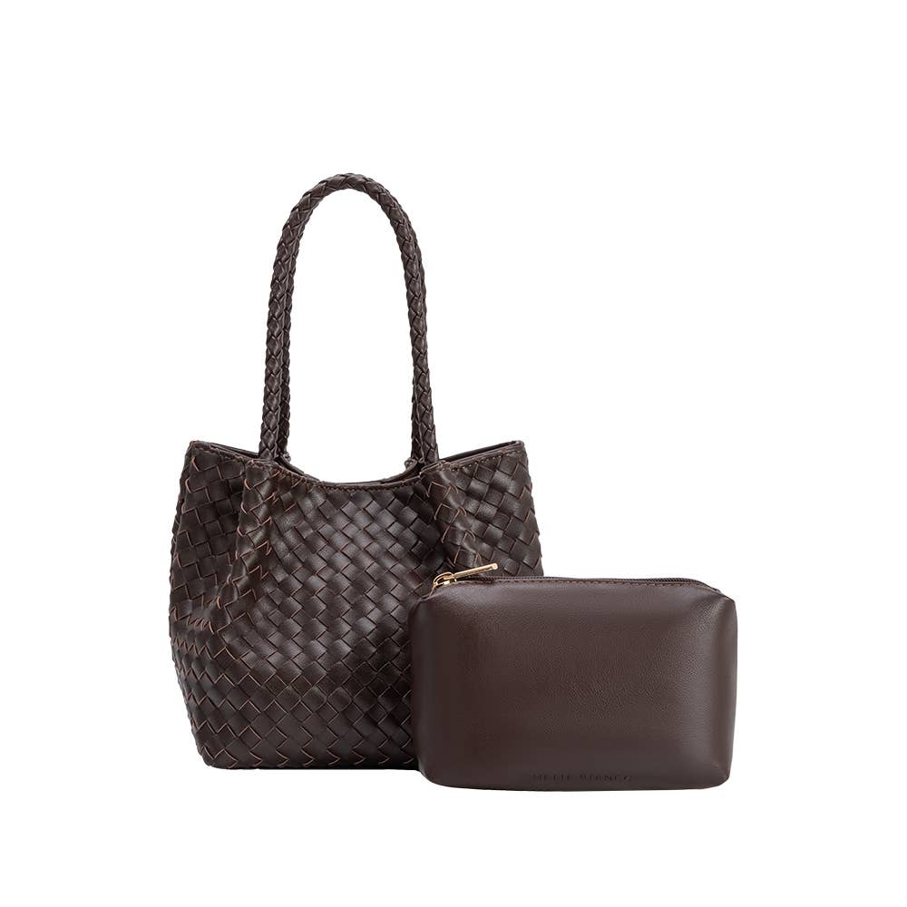 Dark Roast Top Handle Bag