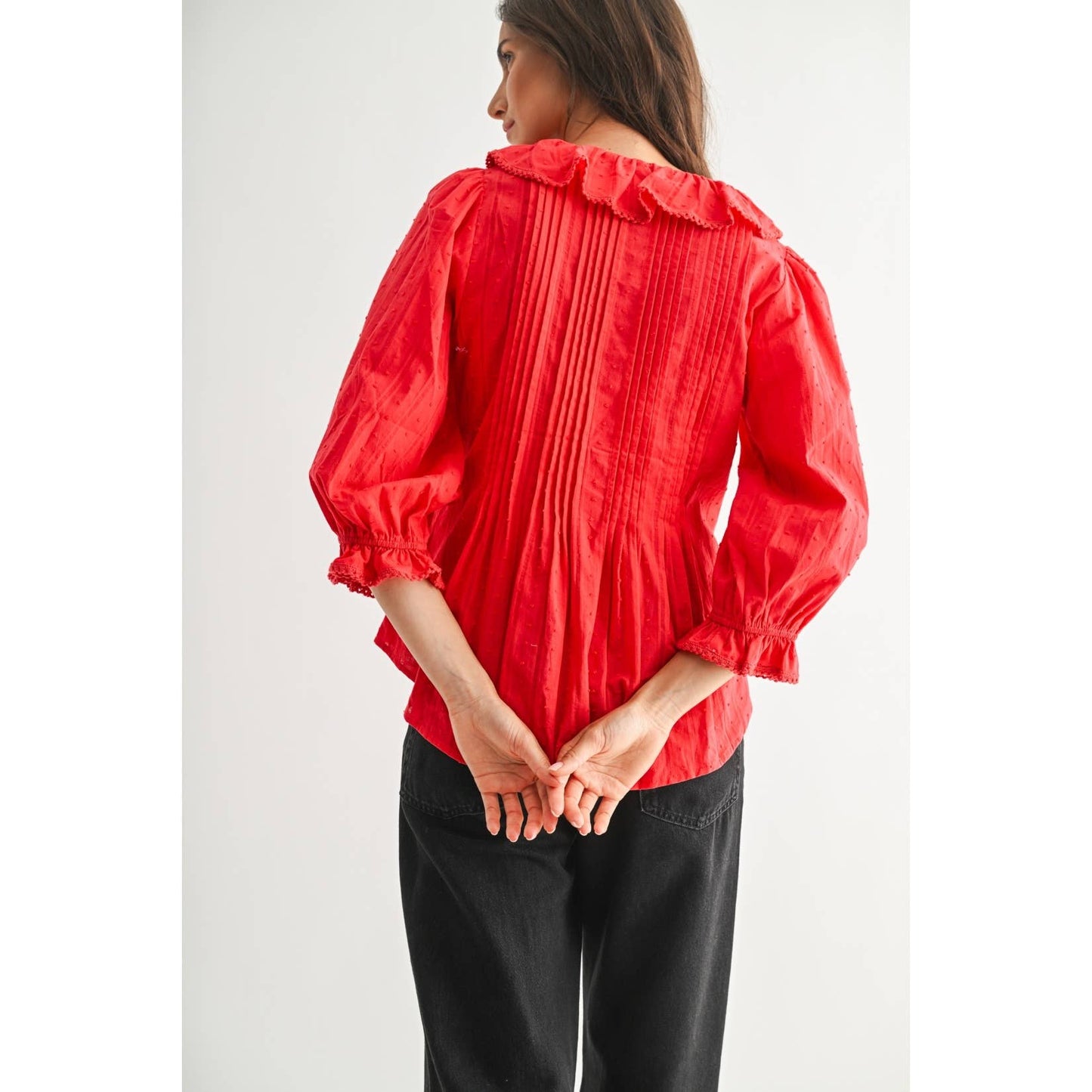 Scarlet Bloom Blouse