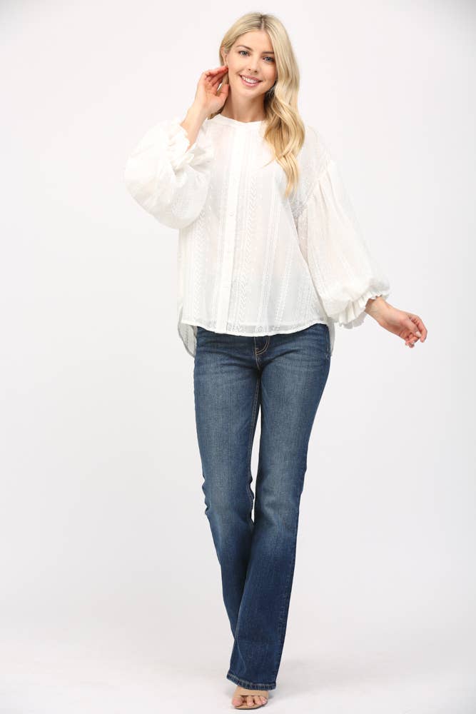Magnolia Bubble Blouse