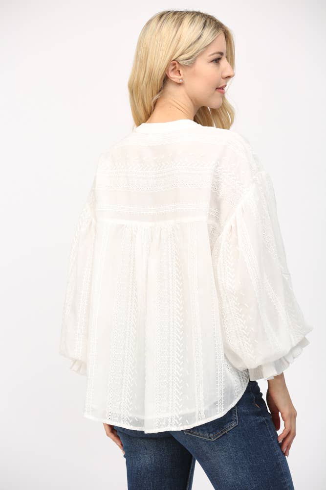 Magnolia Bubble Blouse