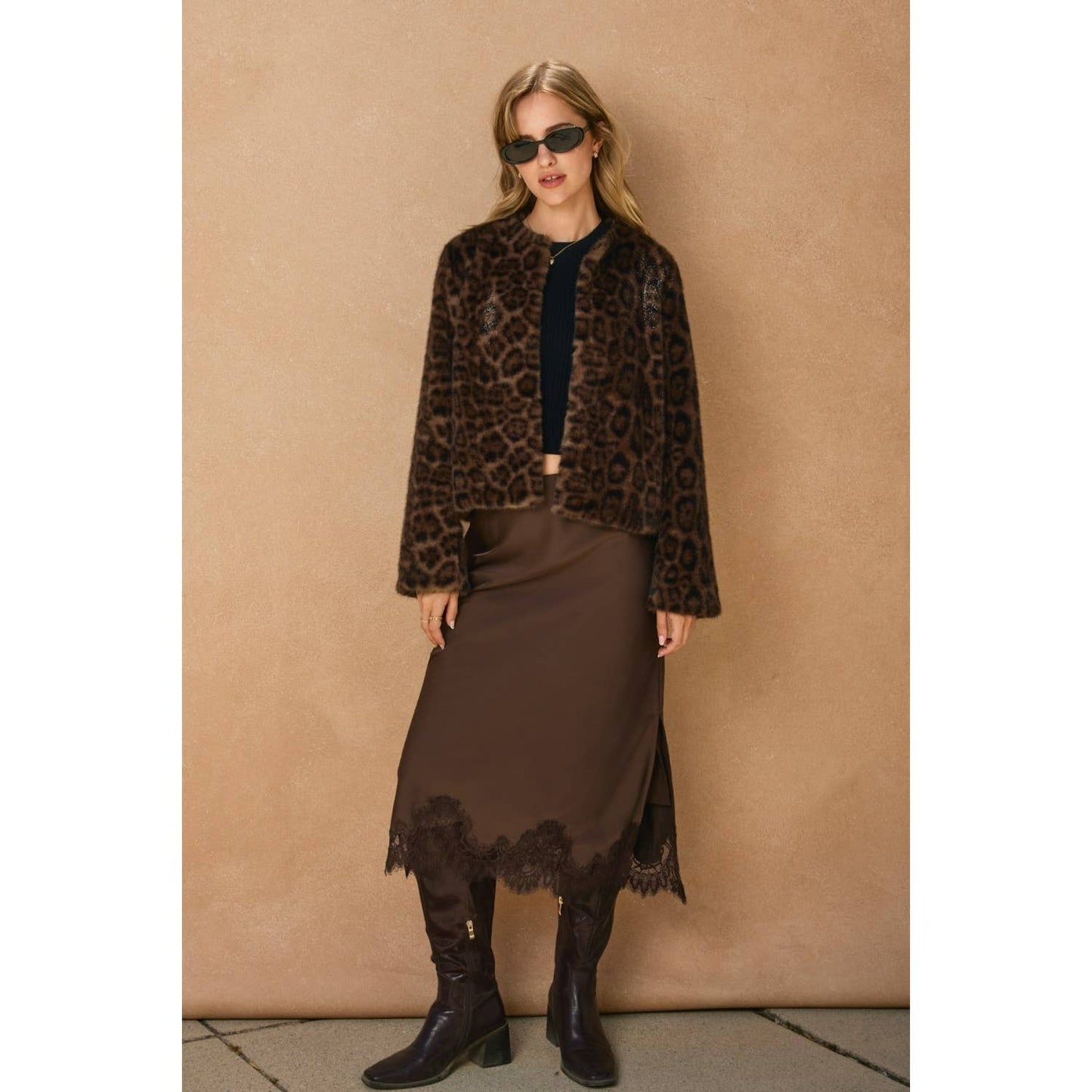 Chasing Horizons Faux Fur Jacket