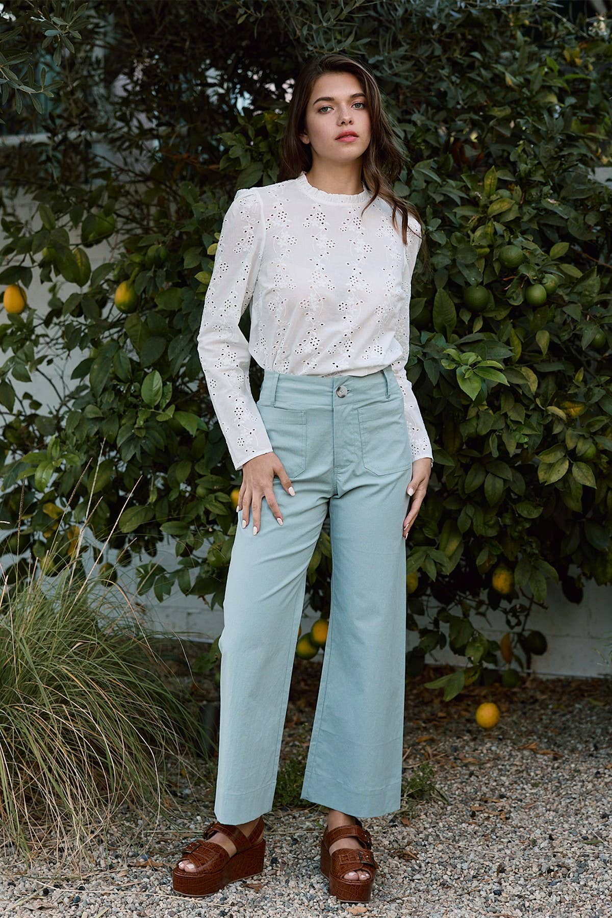 Snowdrop Eyelet Blouse