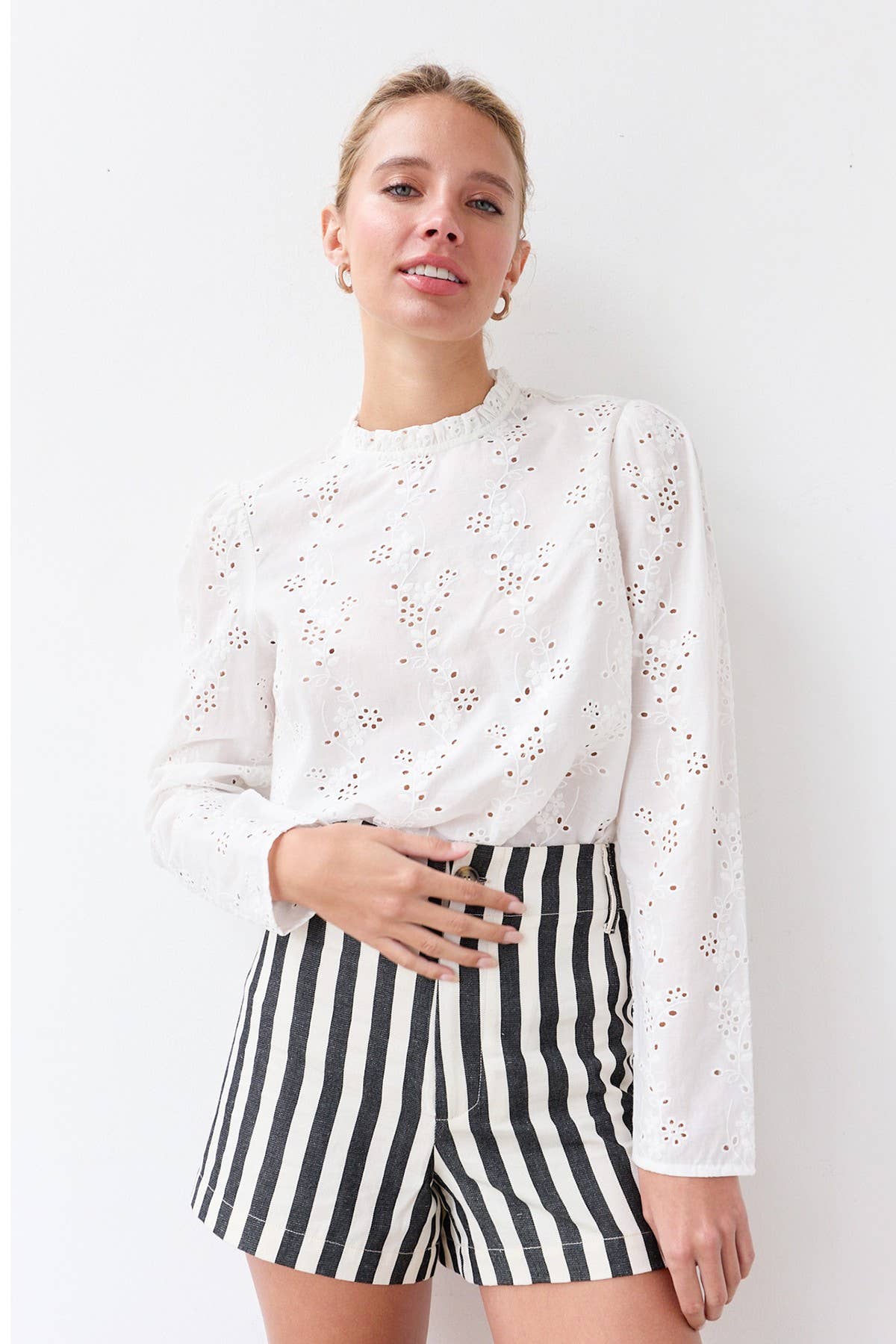 Snowdrop Eyelet Blouse