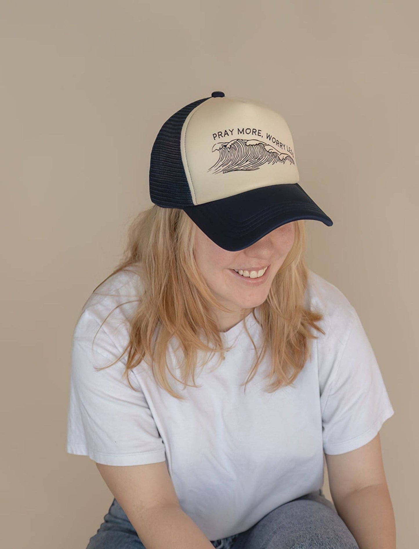 "Pray More Worry Less" Cap