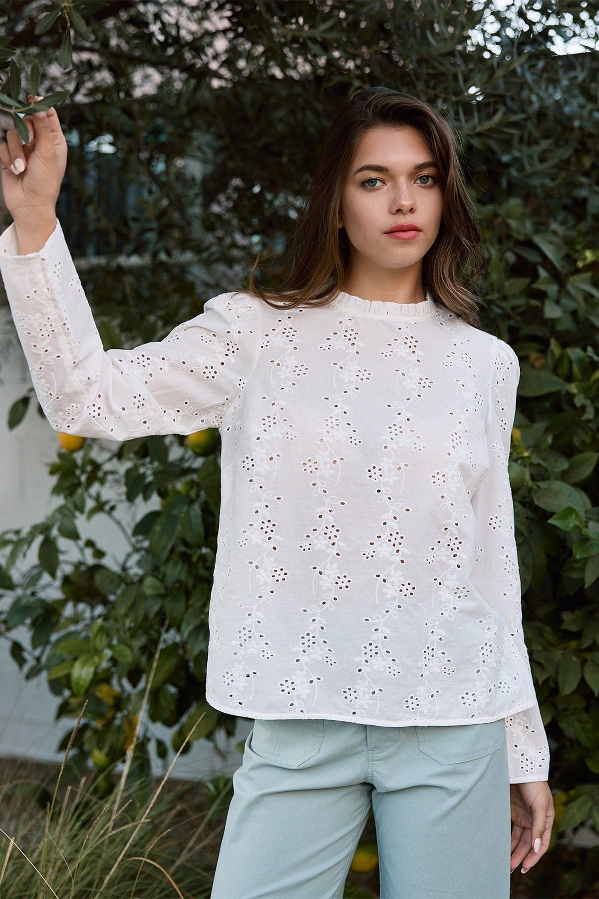 Snowdrop Eyelet Blouse