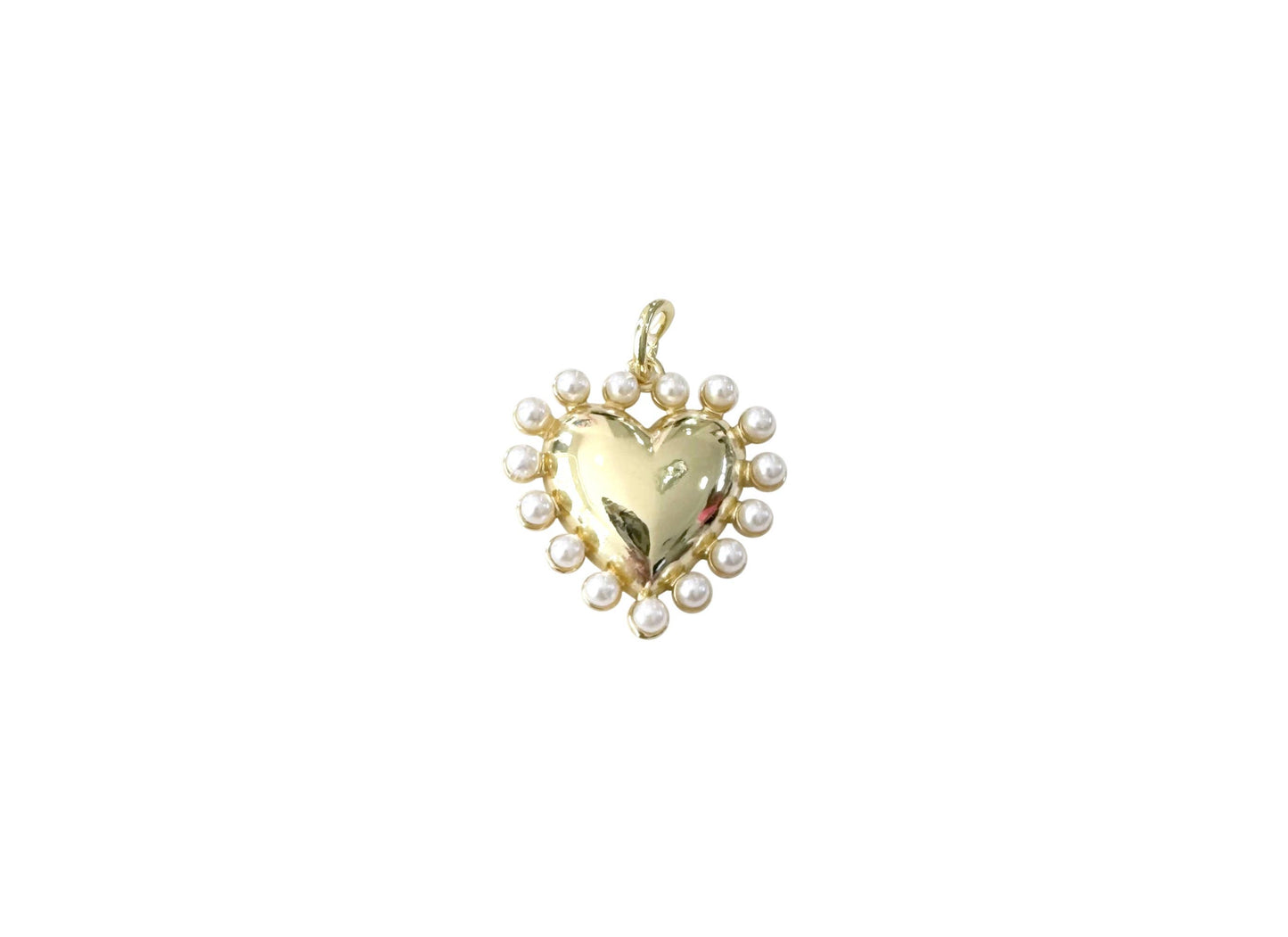 Pearl Heart Scarf Necklace