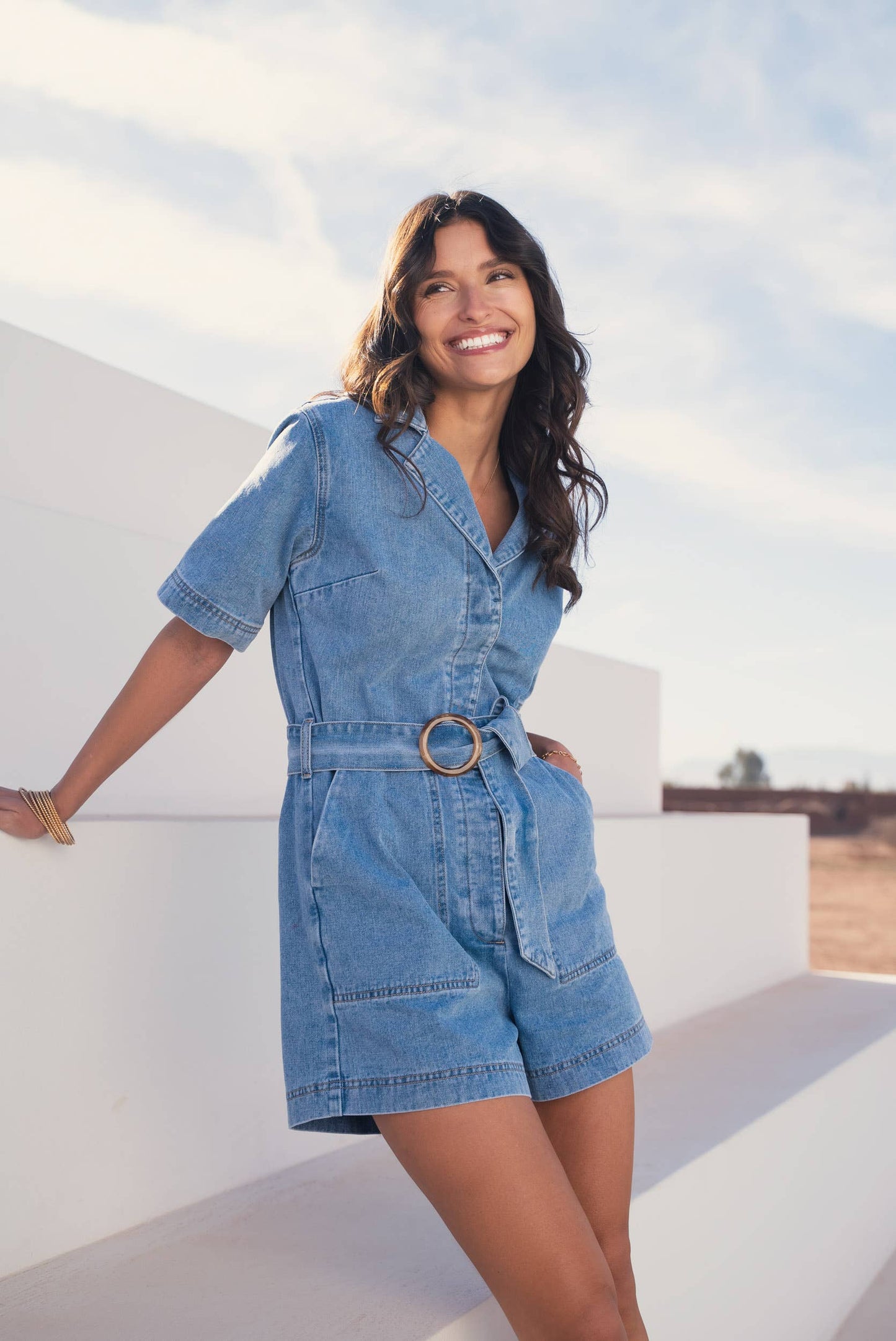 Aquamarine Romper