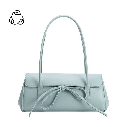 Bow-Tie Blue Shoulder Bag