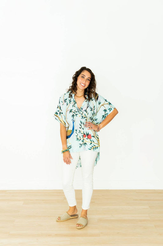 Peacock Paradise Tunic