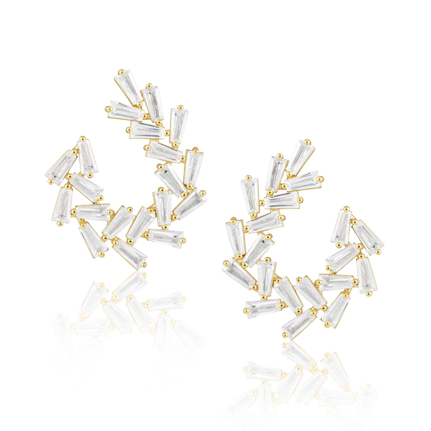 Arianna Baguette Earring