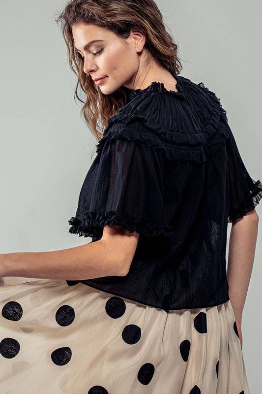 Larkspur Sheer Blouse