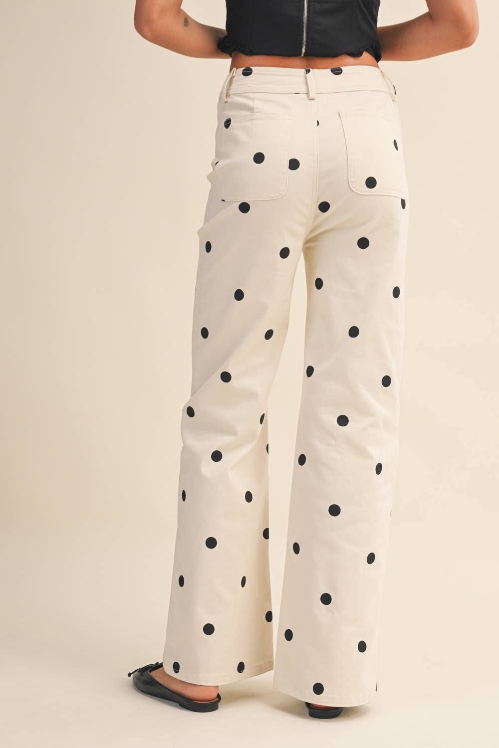 Dotty Denim Pants