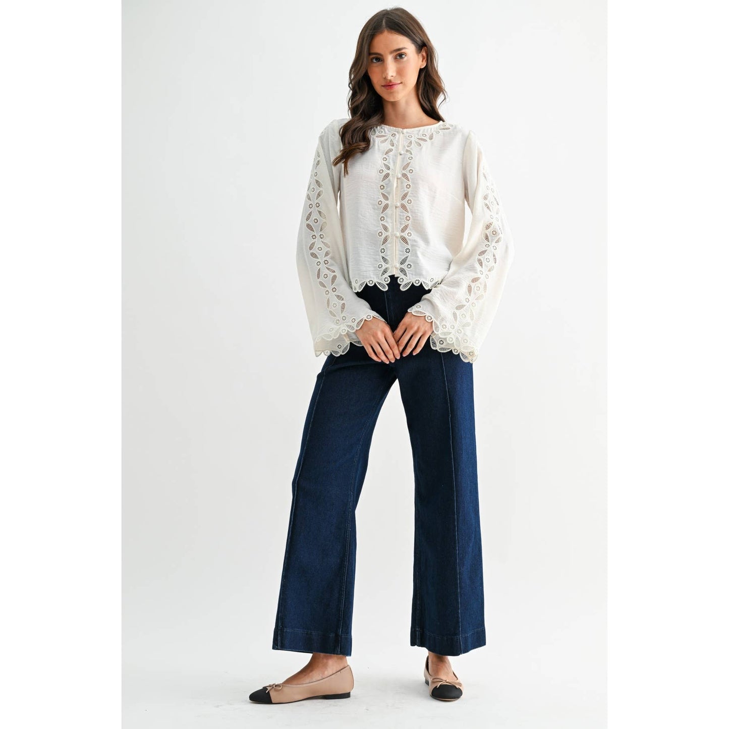Ivory Lace Blouse
