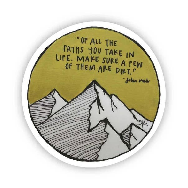 John Muir Sticker