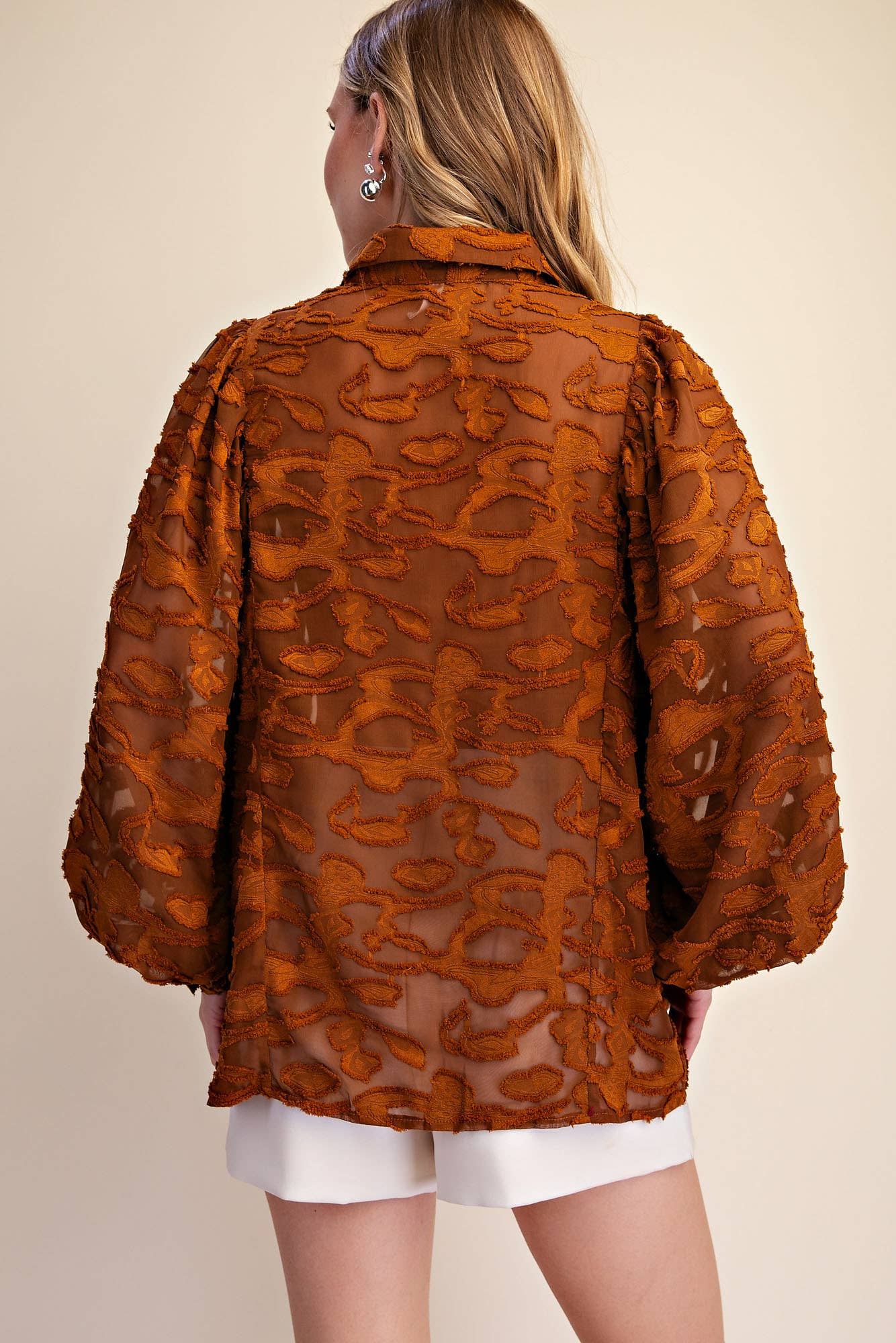 Oversized Sheer Long Sleeve