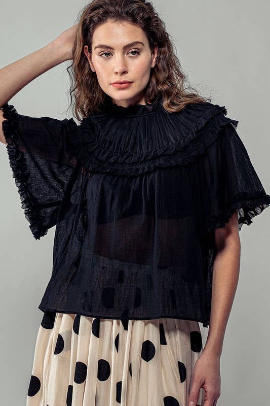 Larkspur Sheer Blouse