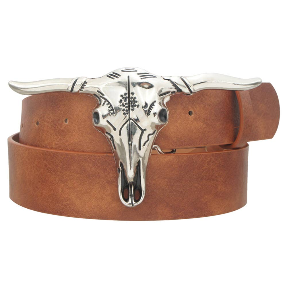 Luna Longhorn Buckle Belt