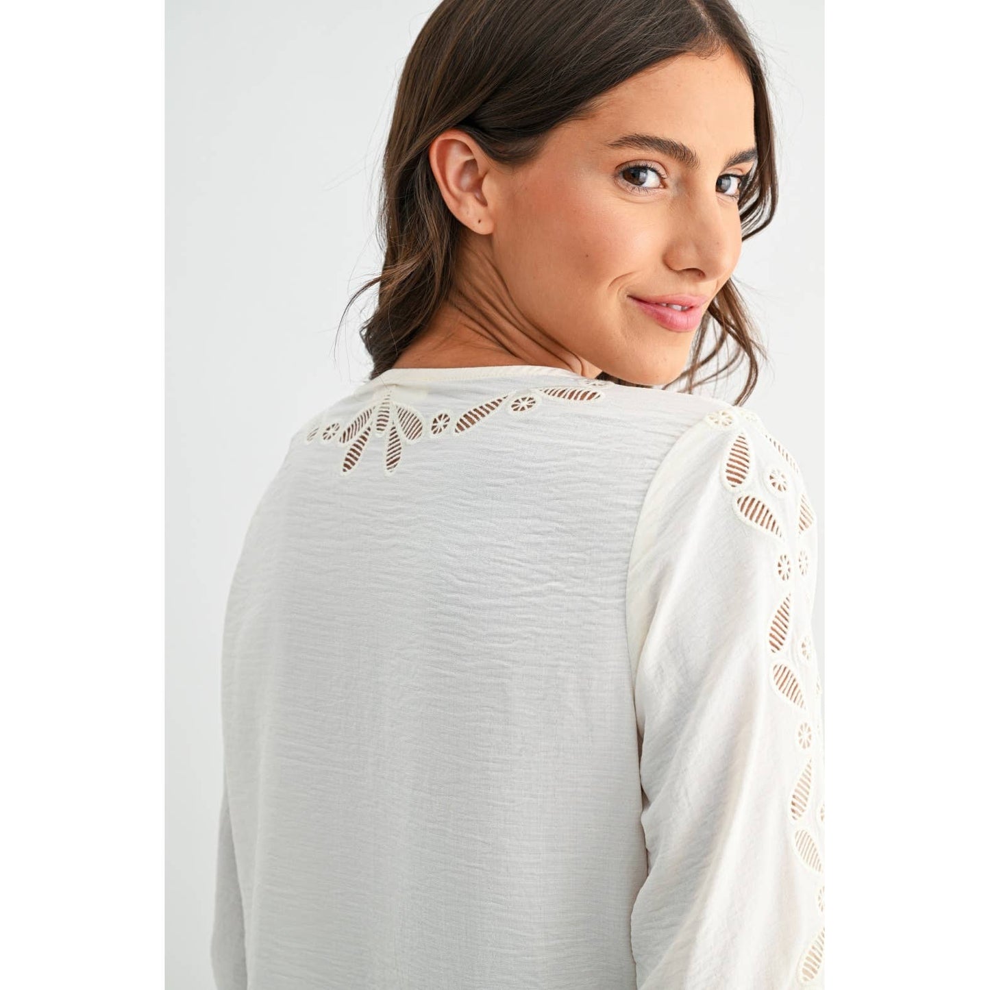 Ivory Lace Blouse